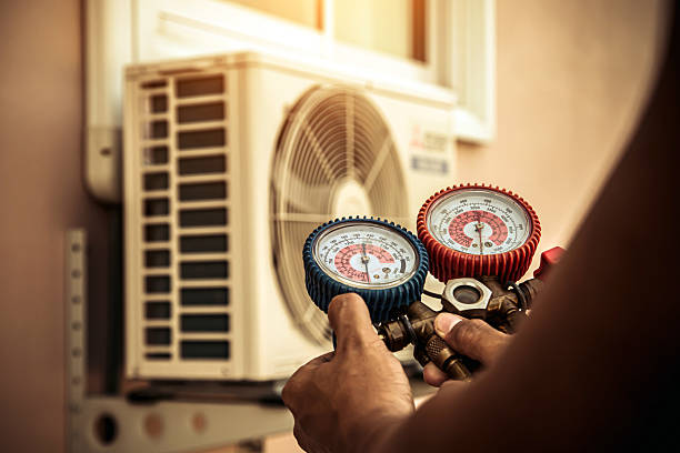 Professional Hvac technician working in Douglasville, GA